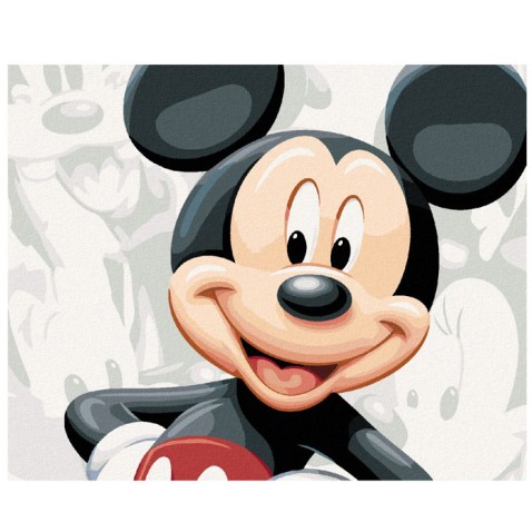 Zuty Malování podle čísel na rámu PLAKÁT MICKEY MOUSE