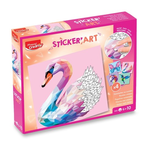 Sada Maped Creativ Sticker´Art samolepky - Elegantní tvorové