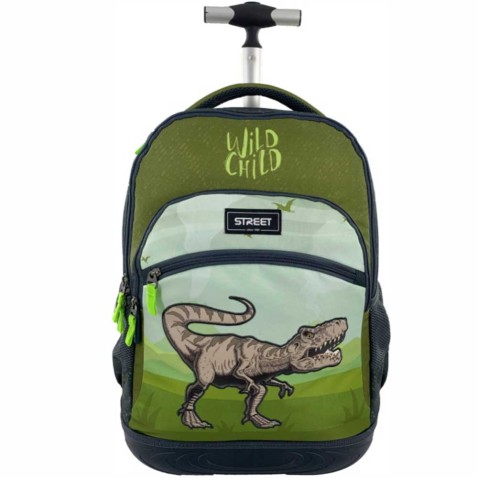 Školní taška na kolečkách Street Dinosaur
