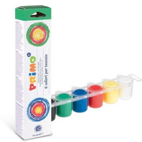 Barvy na textil Primo 6x25ml