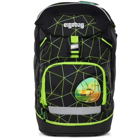 Batoh pro prvňáčky Ergobag Prime Fluo Race