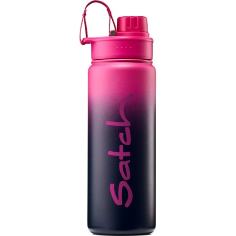 Kovová lahev Satch, 500 ml – Pink Graffiti 2025