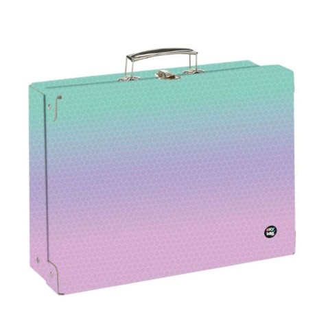 Kufřík hranatý A4 OXY NEXT Ombre Pink
