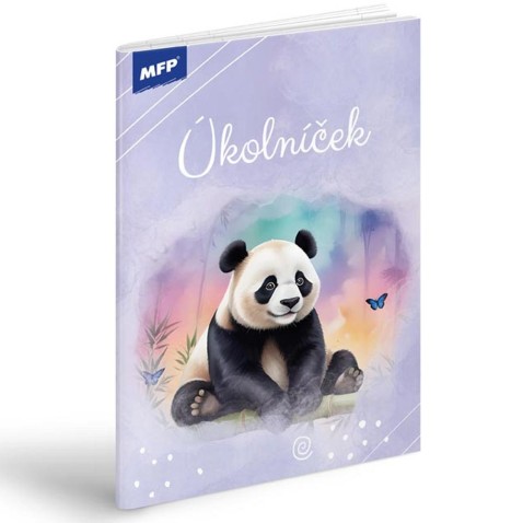 Úkolníček A6 Panda