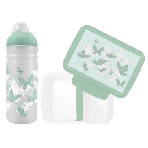 Set Zdravá lahev 0,7 l a Zdravá sváča - Butterfly