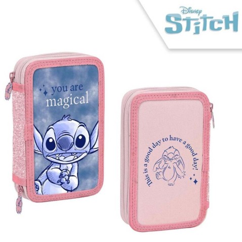 Školní penál Stitch dvoupatrový