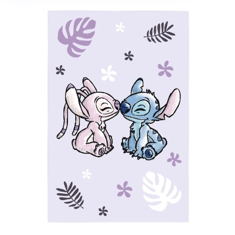 Dětská fleecová deka Lilo a Stitch Purple