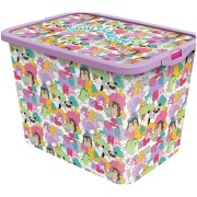 Squishmallows STOR úložný box s víkem - 23 L