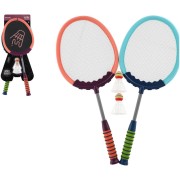 Sada badminton 2 pálky/látka 60cm 2 ks míček/košíček