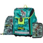 Aktovka pro prvňáčky Oxybag PREMIUM LIGHT Dino, 3dílný set