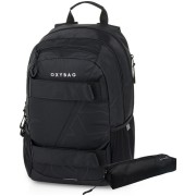 Školní taška OXY Sport Black + etue