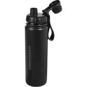 Láhev na pití z nerezové oceli coocazoo 0,7 l, Black