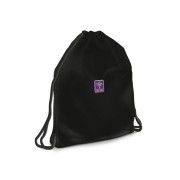 Sáček na přezůvky ArsUna Cordura Black-Violet 26 teen