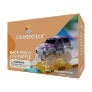 Cleverclixx – Magnetická závodní dráha – Autíčko fialové – 1 ks