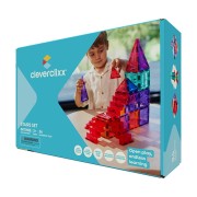 Cleverclixx – Magnetická stavebnice – Sada se schody Intense – 34 ks