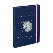 Desky na sešity A4 BAAGL Unicorn Gold