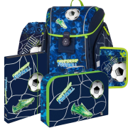 Škoní aktovka Oxybag Premium Light Fotbal Champion - 5dílný set