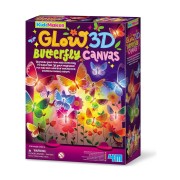 3D Svítící obrázek - Motýli