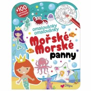 Omalovánky se samolepkami - Mořské panny