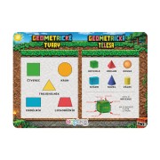 Vzdělávací karta A4 Geometrické tvary playworld
