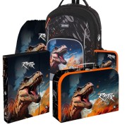 Školní batoh OXYGO Dino Raptor - 5dílný set