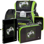 Škoní aktovka Oxybag Premium Playworld Gamer - 5dílný set