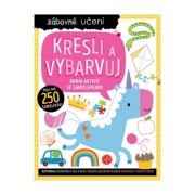 Kresli a vybarvuj - Kniha aktivit se samolepkami