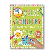 Velké samolepky a omalovánky pro malé ruce - Dino ostrov