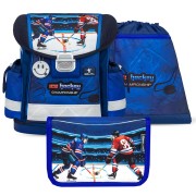 Aktovka pro prvňáčky Belmil 403-13 Hockey SET, doprava zdarma