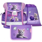 Aktovka pro prvňáčky Belmil  403-13 Little Kittens SET, doprava zdarma