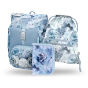 Školní batoh Baagl Airy Polar - 3dílný set